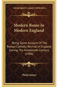 Modern Rome in Modern England