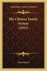 Chinese Family System (1922)