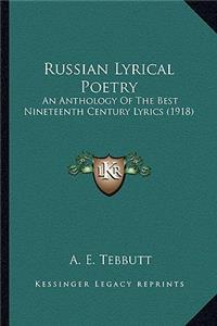 Russian Lyrical Poetry