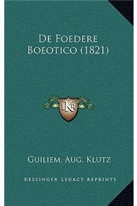 De Foedere Boeotico (1821)