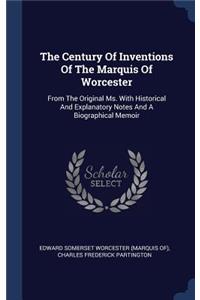 The Century Of Inventions Of The Marquis Of Worcester
