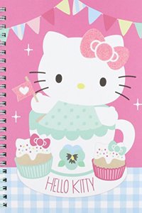 HELLO KITTY TEA PARTY A5 NOTEBOOK