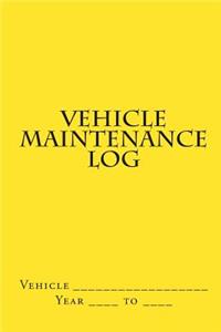 Vehicle Maintenance Log