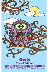 Adult Coloring Books: Owls