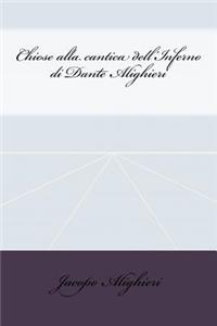 Chiose alla cantica dell'Inferno di Dante Alighieri