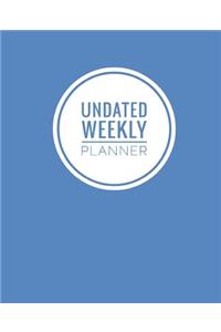 Undated Weekly Planner