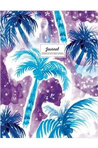 Journal - Watercolor Palm Trees Notebook