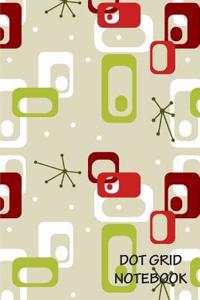 Dot Grid Notebook - Retro Pattern: Dot Grid Pages: 4