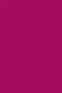 Raspberry Color Journal Simple Plain All Raspberry