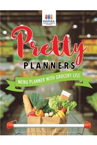 Pretty Planners Menu Planner with Grocery List