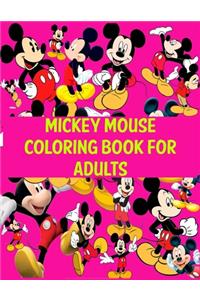 Mickey Mouse Coloring Book For Adults