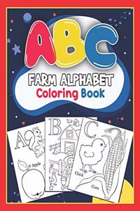 ABC Farm Alphabet Coloring Book