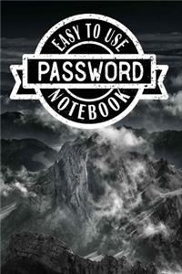Easy to Use Password Notebook