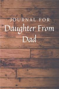 Journal For Daughter From Dad