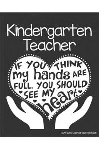 Kindergarten Teacher 2019-2020 Calendar and Notebook