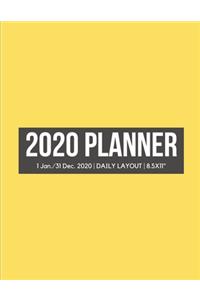 Simple 2020 Daily Planner