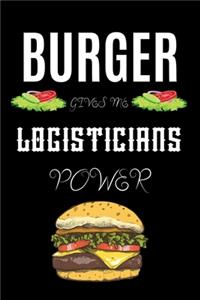 Burger Gives Me Logisticians Power