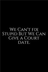 We Can't Fix Stupid
