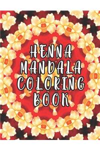 Henna Mandala Coloring Book