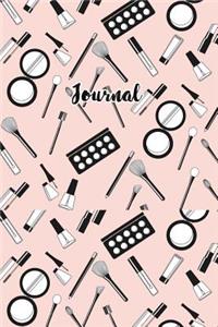 Journal: Bullet Journal Makeup Artist Lipstick Tools Notebook Dotted Grid 100 Dot Grid Pages Planner Journal Sketchbook Diary (6 X 9) Softbound Cover