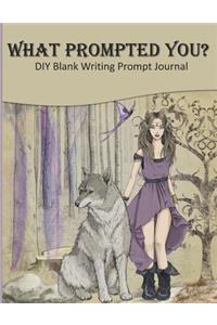 What Prompted You? DIY Blank Writing Prompt Journal