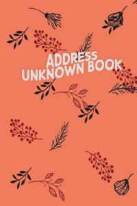 address unknown book
