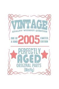 Vintage Quality Without Question One of a Kind 2005 Limited Edition Perfectly Aged Original Parts Mostly