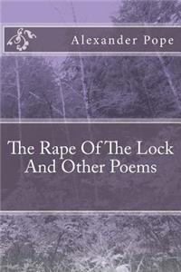 The Rape Of The Lock And Other Poems