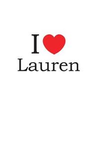 I Love Lauren