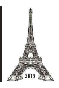 Vintage Eiffel Tower - Paris France