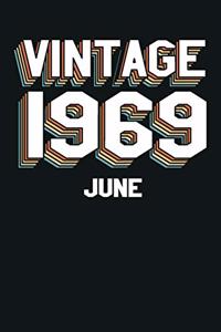 Vintage 1969 June