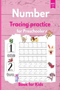 Number Tracing Practice For Preschoolers