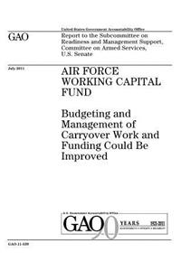 Air Force Working Capital Fund