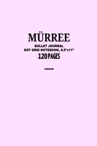 Murree Bullet Journal, Cirsium, Dot Grid Notebook, 8.5 x 11, 120 Pages