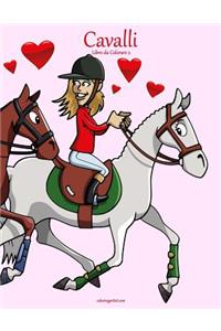 Cavalli Libro da Colorare 2