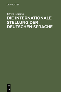 internationale Stellung der deutschen Sprache