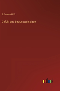 Gefühl und Bewusstseinslage