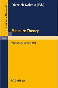 Measure Theory Oberwolfach 1979