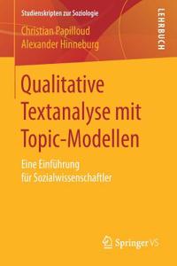 Qualitative Textanalyse Mit Topic-Modellen