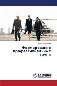 Формирование профессиональных групп