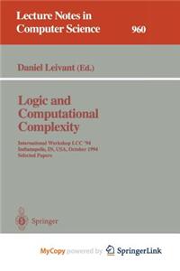 Logic and Computational Complexity