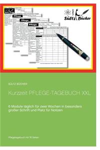 Kurzzeit Pflege-Tagebuch XXL