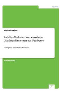 Pull-Out-Verhalten von einzelnen Glasfaserfilamenten aus Feinbeton