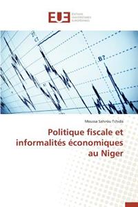 Politique Fiscale Et Informalités Économiques Au Niger