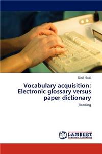 Vocabulary acquisition