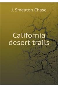 California desert trails