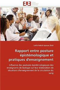 Rapport Entre Posture �pist�mologique Et Pratiques d'Enseignement