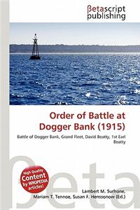 Order of Battle at Dogger Bank (1915)