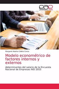 Modelo econométrico de factores internos y externos