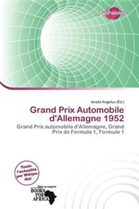 Grand Prix Automobile D'Allemagne 1952
